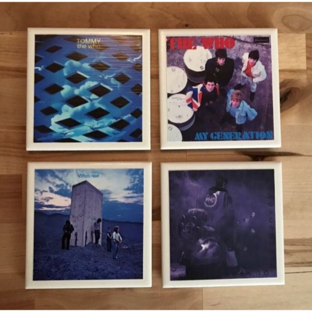 The Who Coaster Set - Unique Ceramic Coasters - Set of 4